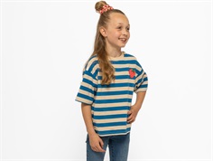 THE NEW Nanny t-shirt white swan striped